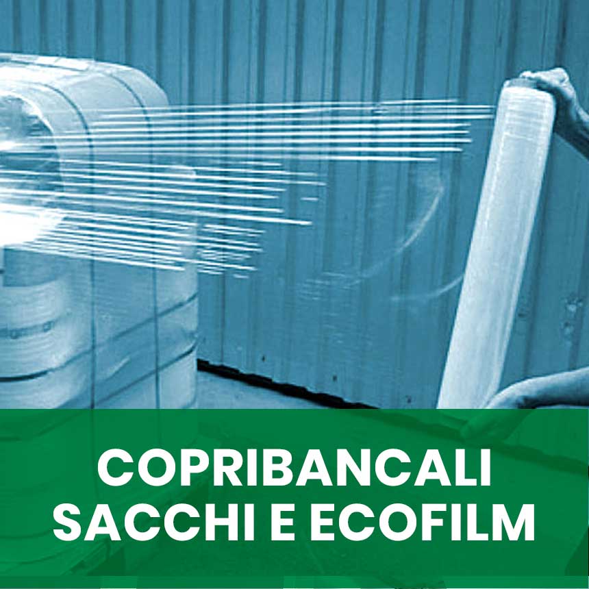 settore edile, film per copribancali, sacchi grandi e robusti e ecofilm